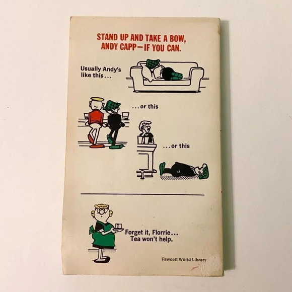 Vintage 1968 Take A Bow Andy Capp by Smythe  Paperback Book - Picture 7 of 12